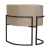 Poltrona Decorativa Luana Base Preta Suede na internet