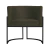 Poltrona Decorativa Luana Base Preta Suede - comprar online