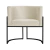 Poltrona Decorativa Luana Base Preta Veludo - comprar online