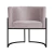 Poltrona Decorativa Luana Base Preta Veludo - Mazzero Decor