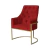 Poltrona Vick Base Dourada Suede - comprar online