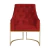 Poltrona Vick Base Dourada Suede