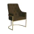 Imagem do Poltrona Vick Base Dourada Suede