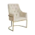 Imagem do Poltrona Vick Base Dourada Suede