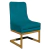 Cadeira Sala Estar Base Dourada Valentina Suede - comprar online