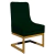 Cadeira Sala Estar Base Dourada Valentina Suede - comprar online