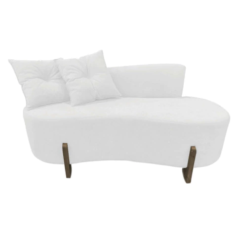 Namoradeira Sofá Feijão Luna Orgânica Couro - comprar online