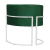 Imagem do Kit 2 Poltronas Decorativa Luana Base Branca Veludo