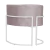 Imagem do Kit 2 Poltronas Decorativa Luana Base Branca Veludo