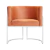 Kit 2 Poltronas Decorativa Luana Base Branca Veludo - loja online
