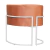 Kit 2 Poltronas Decorativa Luana Base Branca Veludo - loja online