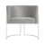 Kit 2 Poltronas Decorativa Luana Base Branca Veludo - loja online