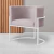 Kit 2 Poltronas Decorativa Luana Base Branca Veludo na internet