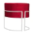 Kit 2 Poltronas Decorativa Luana Base Branca Veludo na internet