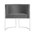 Kit 2 Poltronas Decorativa Luana Base Branca Veludo - loja online