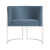 Kit 2 Poltronas Decorativa Luana Base Branca Veludo - loja online