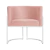 Kit 2 Poltronas Decorativa Luana Base Branca Veludo - loja online