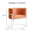 Imagem do Kit 2 Poltronas Decorativa Luana Base Branca Veludo