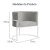 Kit 2 Poltronas Decorativa Luana Base Branca Veludo
