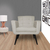 Poltrona Decorativa Geovana Couro - loja online
