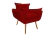 Poltrona Decorativa Opala Suede Estampado
