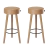 Kit 2 Banquetas Banco Alto Londres Couro - Mazzero Decor