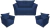 Kit Namoradeira + 2 Poltronas Isis Couro - comprar online