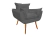 Poltrona Decorativa Opala Suede Estampado na internet