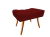 Puff Retangular Decorativo Nina Suede - Mazzero Decor
