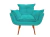 Imagem do Poltrona Decorativa Opala Suede Estampado