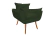 Poltrona Decorativa Opala Suede Estampado - loja online