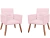 Kit 2 Poltronas Decorativa Camila Suede - loja online