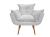 Imagem do Poltrona Decorativa Opala Suede Estampado