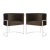 Kit 2 Poltronas Decorativa Luana Base Branca Veludo - comprar online