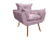 Poltrona Decorativa Opala Suede Estampado na internet