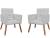 Imagem do Kit 2 Poltronas Decorativa Camila Suede