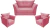 Kit Namoradeira + 2 Poltronas Isis Couro - loja online