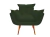 Imagem do Poltrona Decorativa Opala Suede Estampado