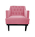 Poltrona Decorativa Clássica Couro - comprar online