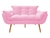 Namoradeira Decorativa Opala Suede Estampado