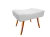 Kit Poltrona Isis + Puff Retangular Couro - loja online