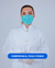 1 Pacote Avental Descartável TNT Manga Longa 40g - Branco (10 Unidades)