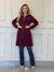 Imagem do Jaleco Lunime Marsala Ruby
