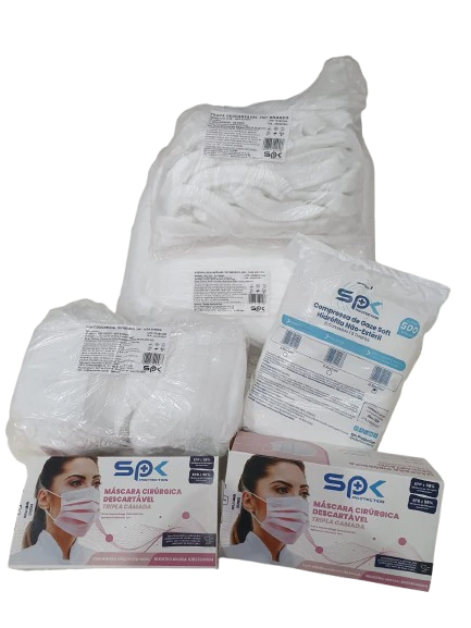 Kit descartáveis - (Máscara Rosa) - comprar online