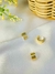 Piercing Fake de Chapinha Trabalhada Folheado a Ouro 18K