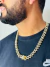 Corrente MC Ice Nike Ouro e Prata
