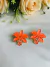 Brinco Flor Azaléia Resinada com Zircônia na internet