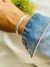 Pulseira Malha M Folheado a Prata 925