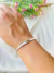 Pulseira Laminada M Folheado a Prata 925