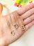 Colar Inicial Cravejadinho Folheados a Ouro 18k